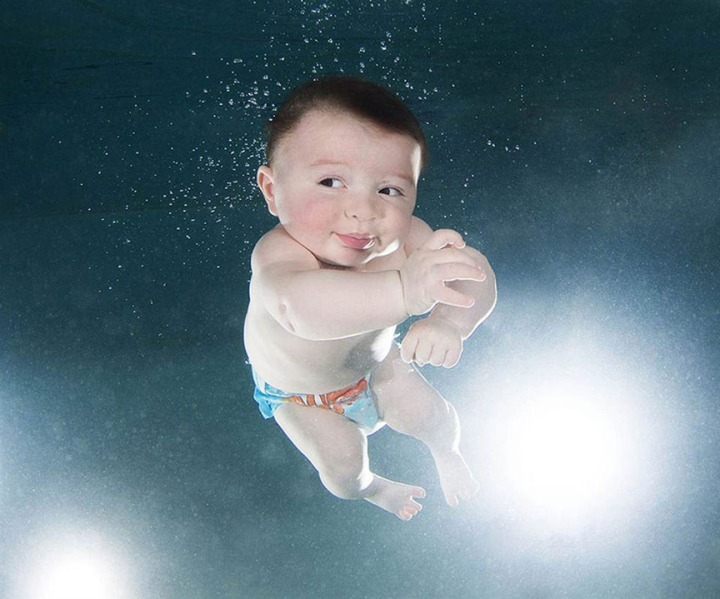 Bebs aquticos: fotos adorveis para criar conscincia sobre o afogamento acidental infantil 07
