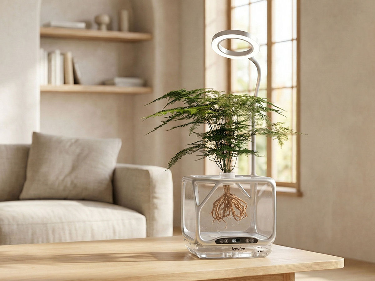 Vaso aerop�nico permite o cultivo de plantas no ar, sem terra ou �gua