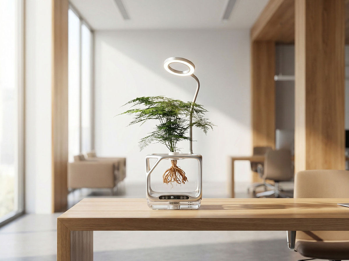 Vaso aerop�nico permite o cultivo de plantas no ar, sem terra ou �gua