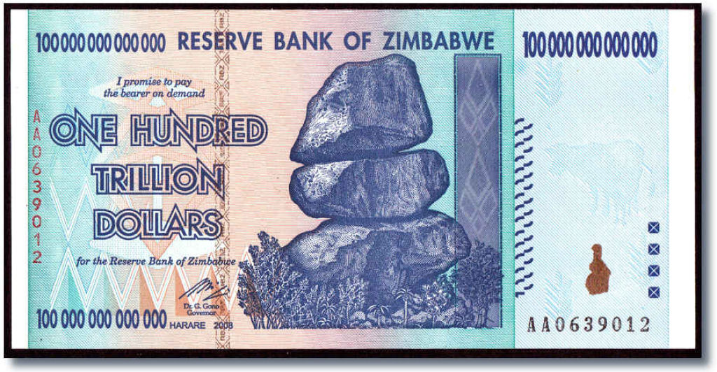 Zimbábue tem apenas 430 reais depositados no banco