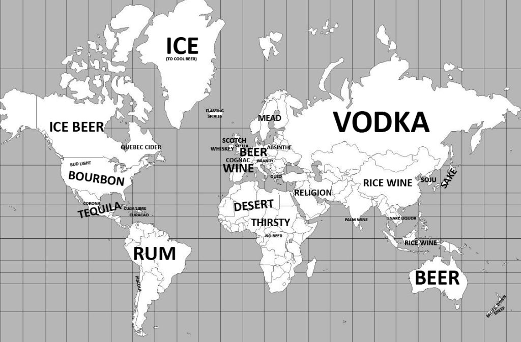 Os países mais alcoólatras do mundo em 2015