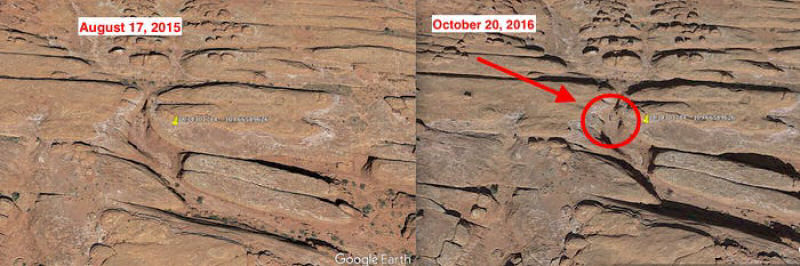 O estranho monólito encontrado no deserto de Utah está ali faz anos