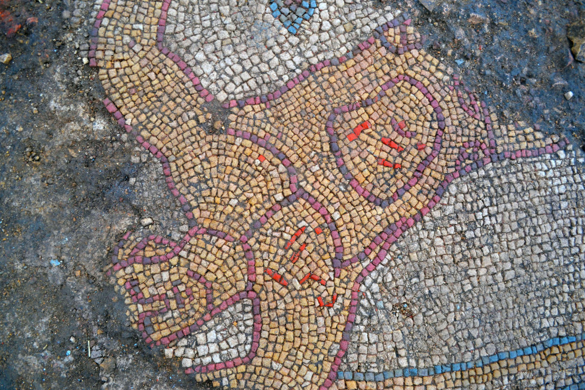 O extraordinário mosaico com cenas da Ilíada e uma vila romana no Reino Unido