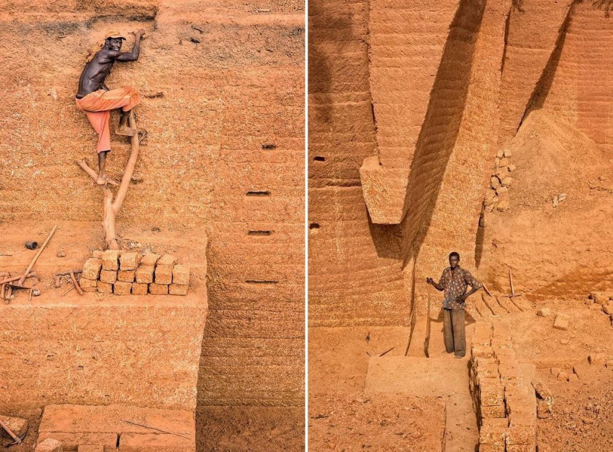 A pedreira de tijolos de Karaba em Burkina Faso 05
