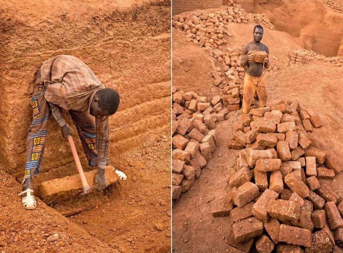 A pedreira de tijolos de Karaba em Burkina Faso 07