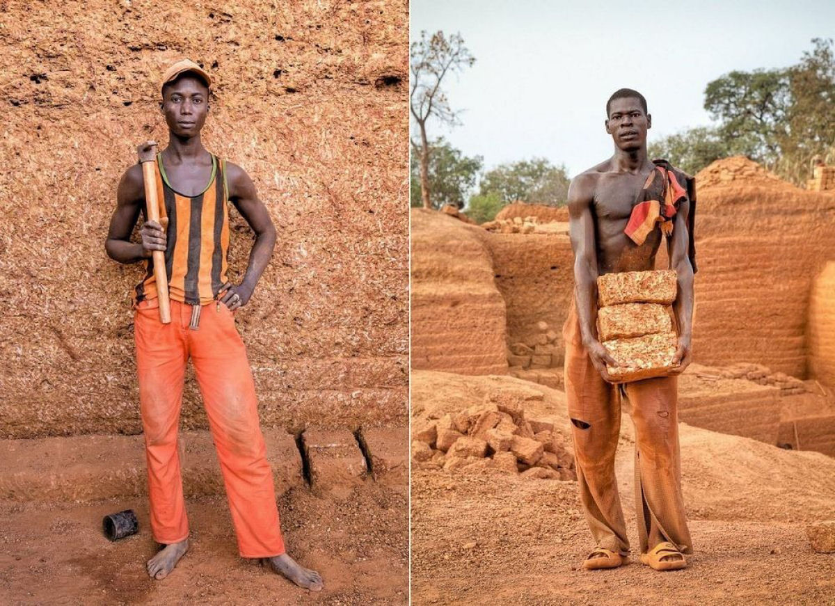 A pedreira de tijolos de Karaba em Burkina Faso 08