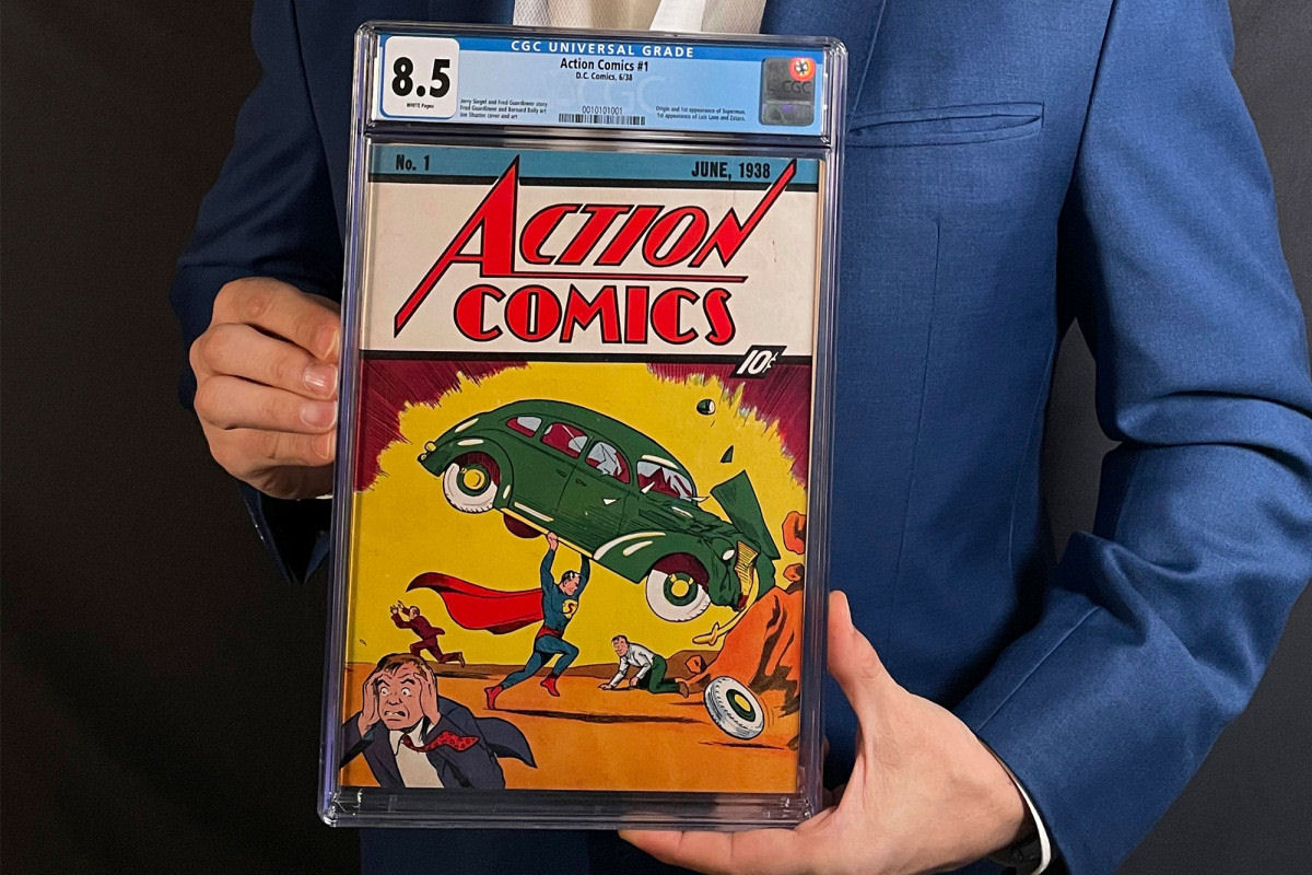 'Action Comics' nmero 1 foi vendido por 30 milhes de reais, estabelecendo um novo recorde histrico para quadrinhos