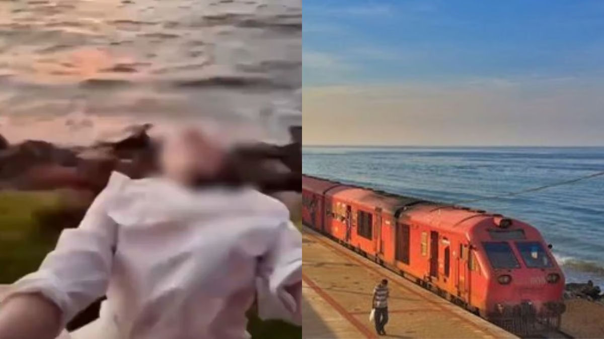 Turista é arrastada de trem enquanto filmava vídeo pela janela