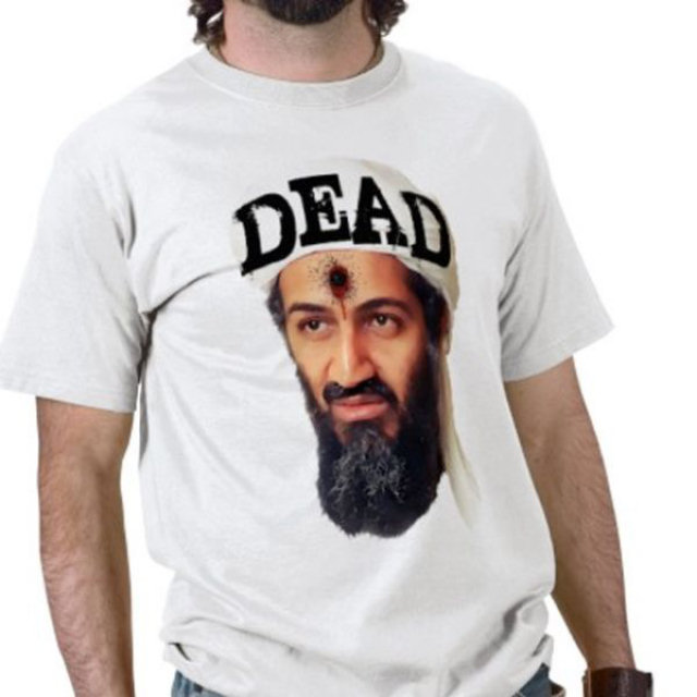 Homem ganha 120 mil dlares em dois dias vendendo camisetas de Bin Laden