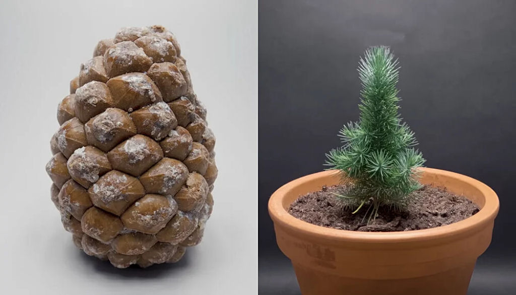 Time-lapse mostra o desenvolvimento de um pinheiro de natal durante 300 dias