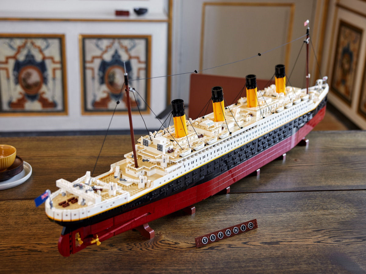 Titanic de Lego 10294, um kit tão colossal como o gigantesco barco, com 9.090 peças
