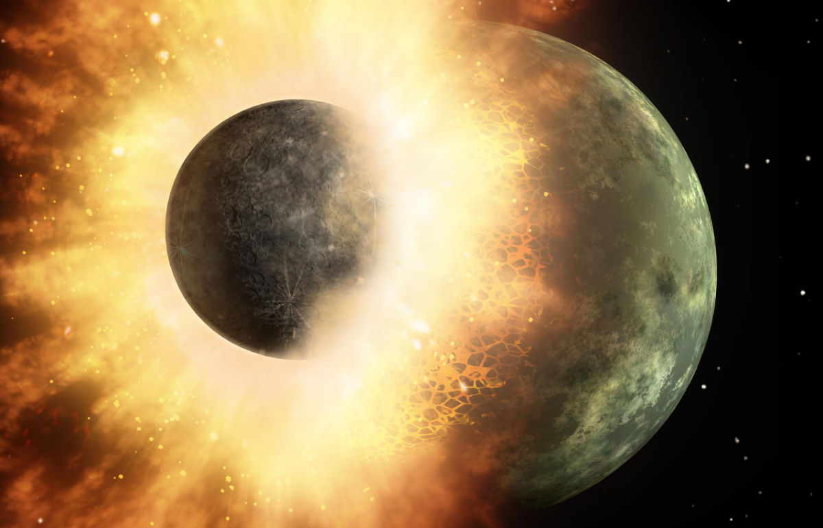 A gigantesca pancada que deu  Terra sua importantssima inclinao axial