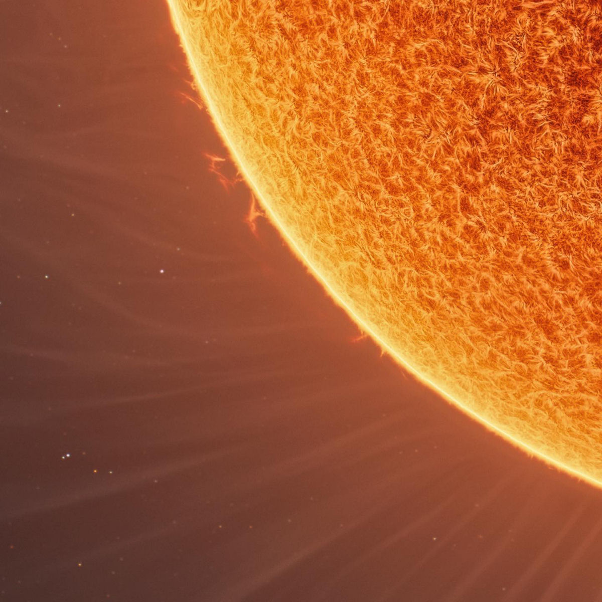 Dois astrofotgrafos tiram uma nova foto incrivelmente detalhada do Sol