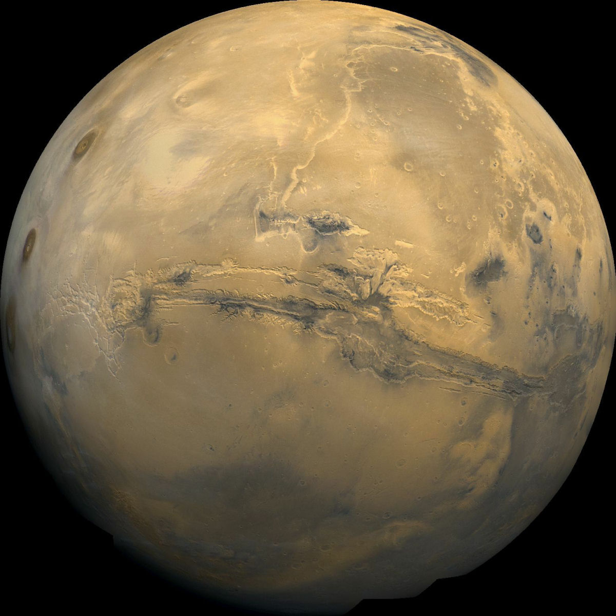 Pesquisadores detectam uma enorme reserva de água no grande cânion de Marte