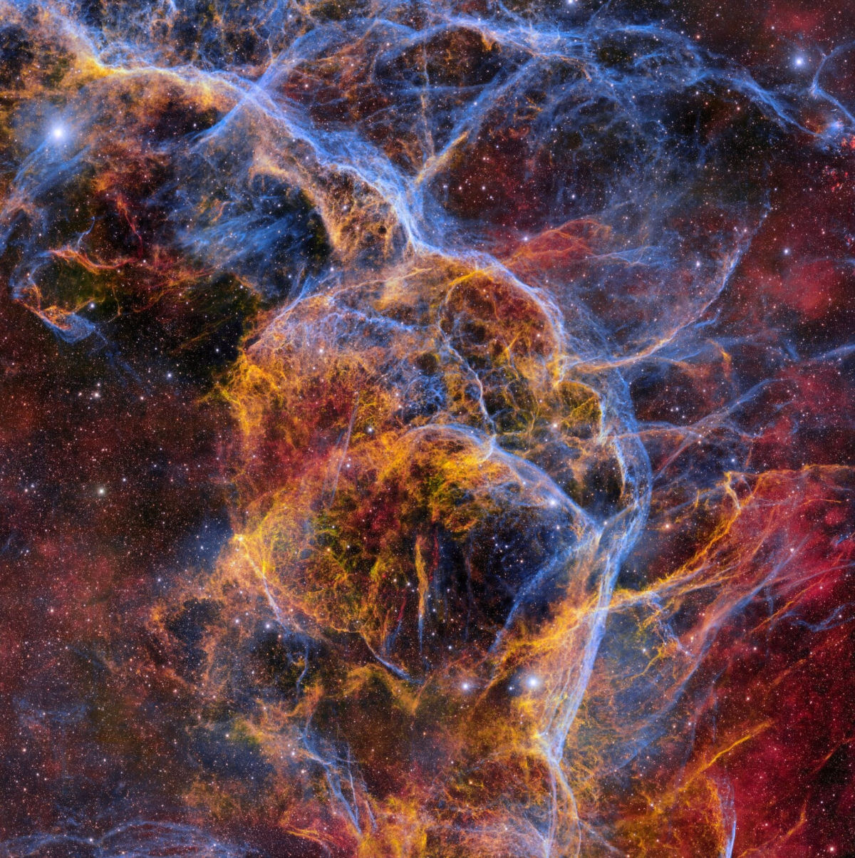 Os detalhes nesta nova foto de 1,3 gigapixel de uma supernova so incrveis