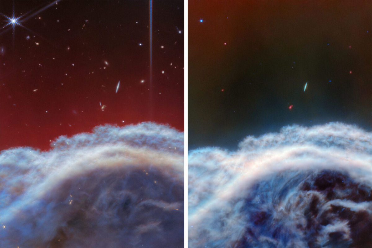 O telescpio espacial James Webb revela detalhes da nebulosa Cabea-de-Cavalo em resoluo sem precedentes
