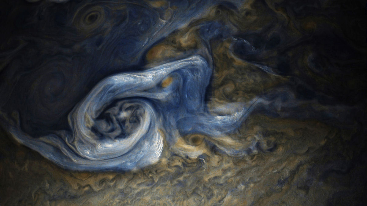Imagens de close-up de Jpiter revelam uma paisagem impressionista de gases turbulentos 02