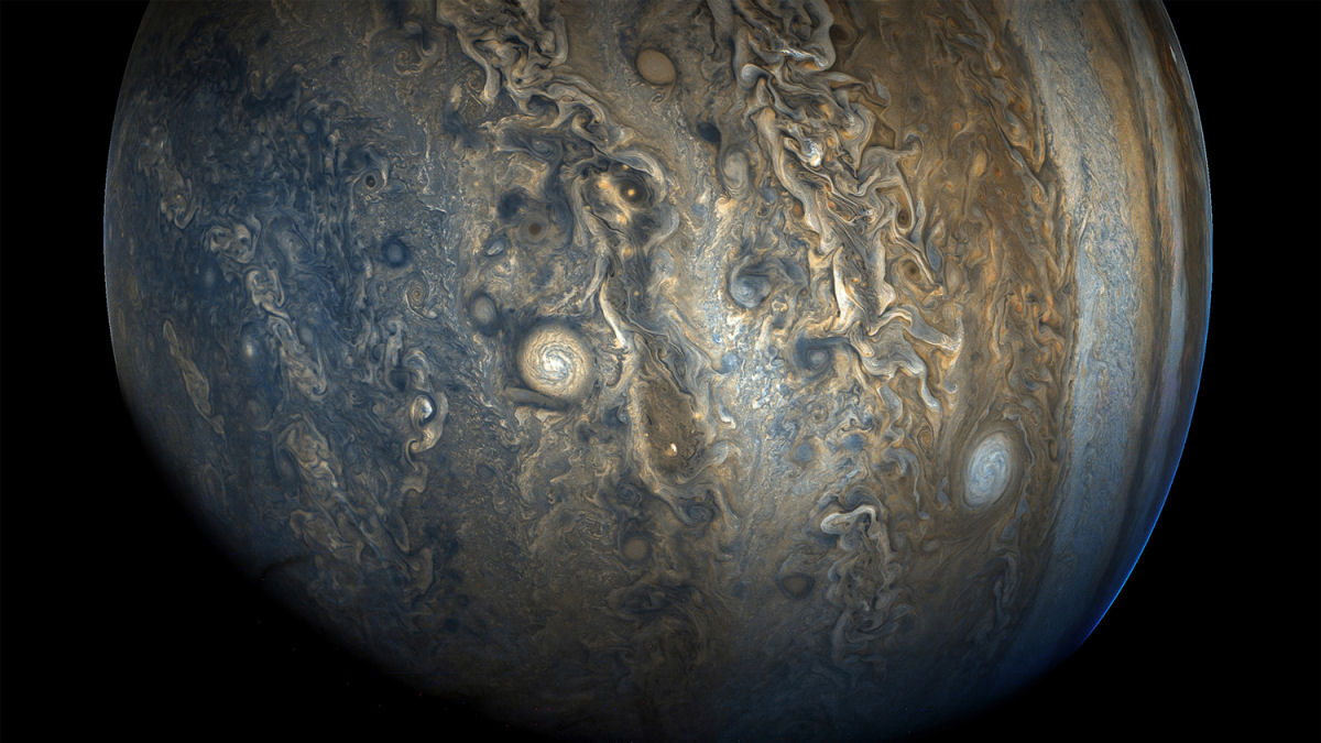 Imagens de close-up de Jpiter revelam uma paisagem impressionista de gases turbulentos 05