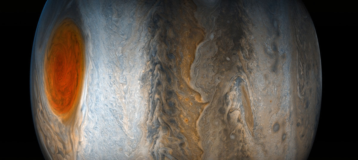 Imagens de close-up de Jpiter revelam uma paisagem impressionista de gases turbulentos 11