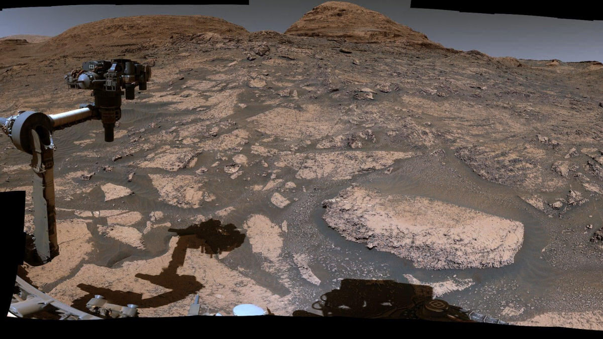 A NASA compartilhou um percurso panorâmico de Marte com o rover Curiosity