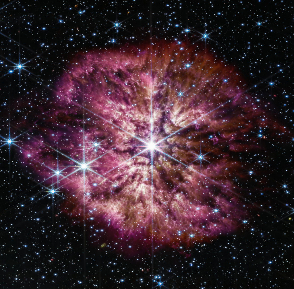 Veja a rara nova imagem do Telescpio James Webb de uma estrela moribunda