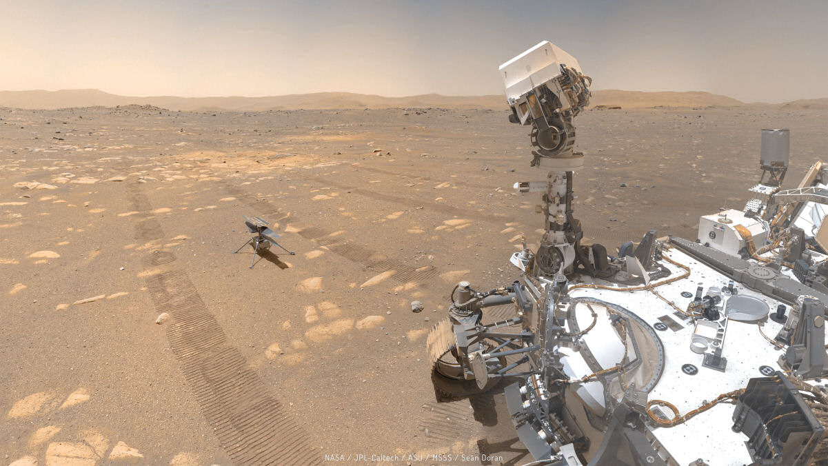 Desfrute deste panorama 360º de Marte feito pelo Perseverance