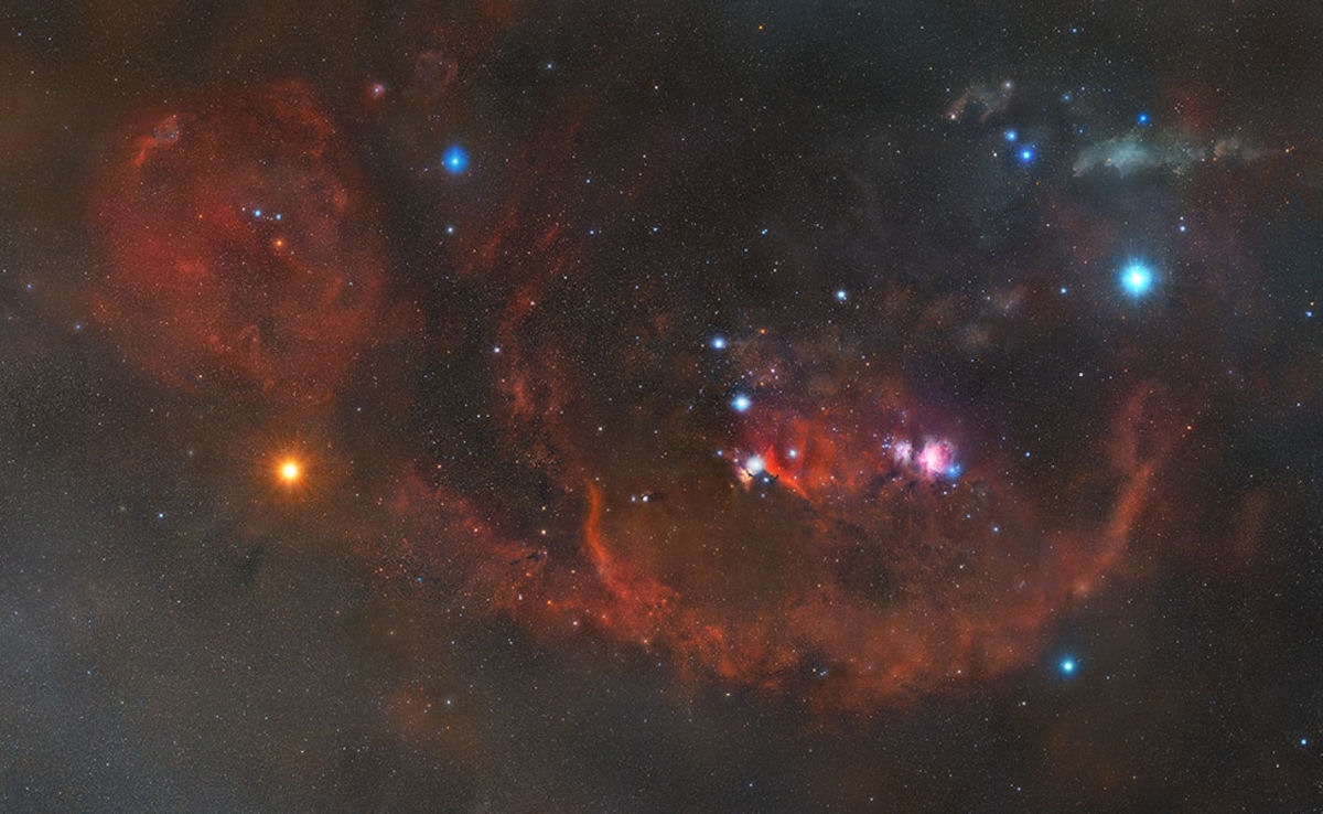 Explore a constelação de Orion em detalhes com esta imagem de 2,5 gigapixels que levou cinco anos para ser concluída