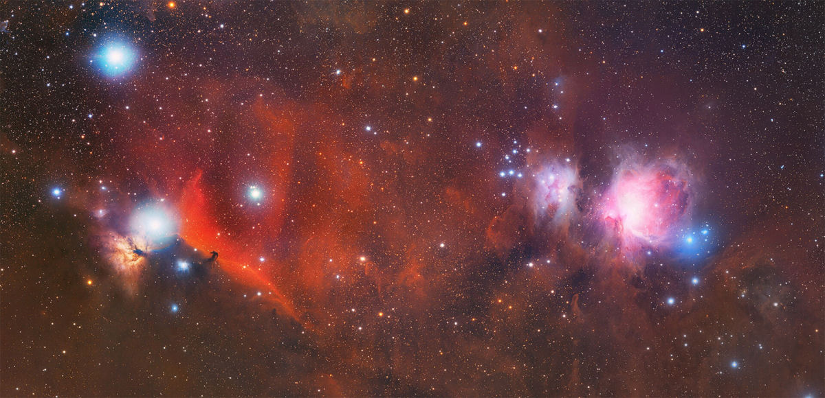 Explore a constelação de Orion em detalhes com esta imagem de 2,5 gigapixels que levou cinco anos para ser concluída