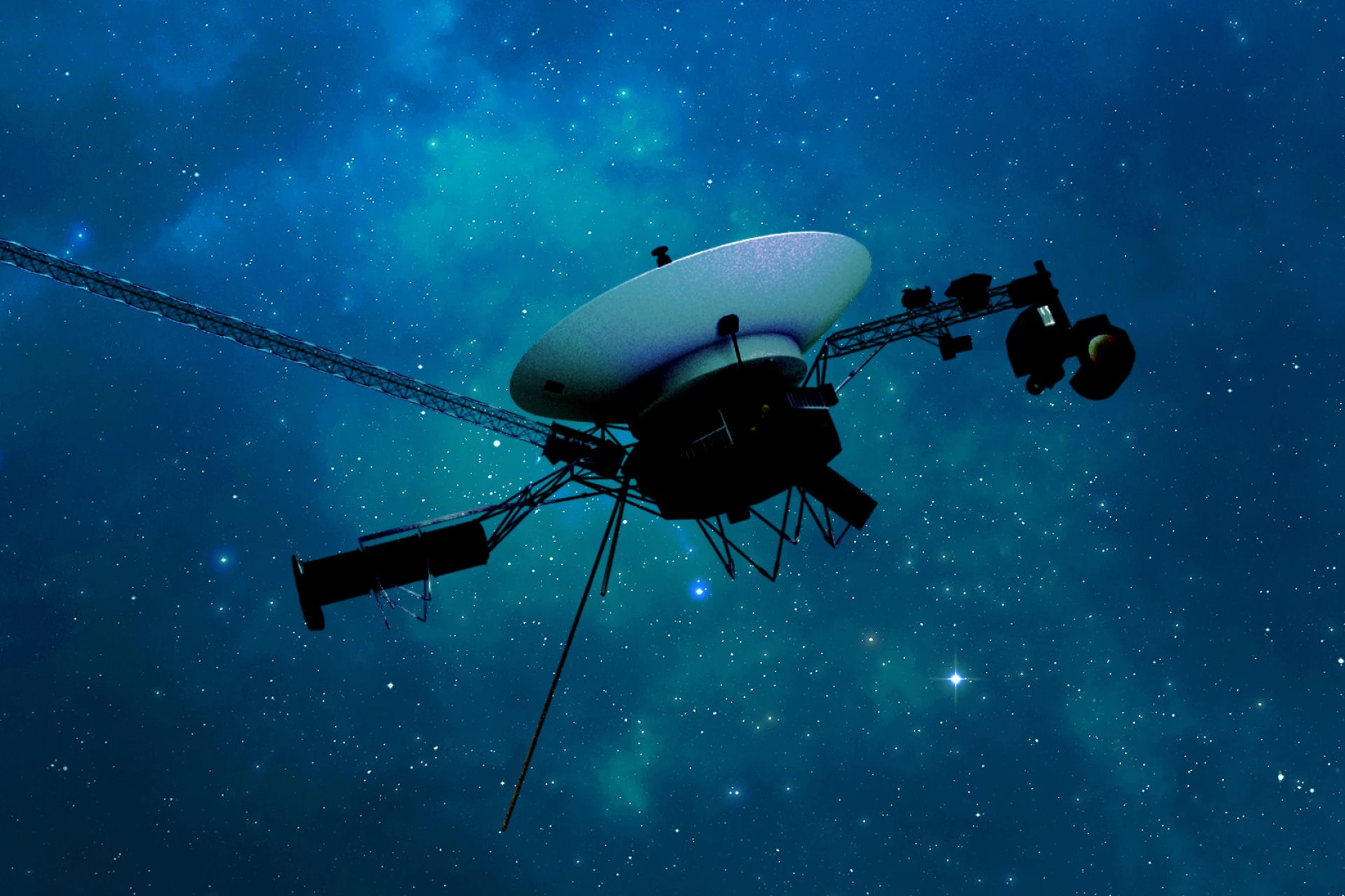 A sonda Voyager 1 est� se aproximando a um dia-luz da Terra.