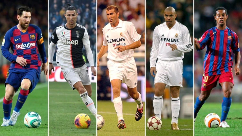 5 brasileiros figuram no ranking de 25 melhores jogadores dos últimos 25 anos