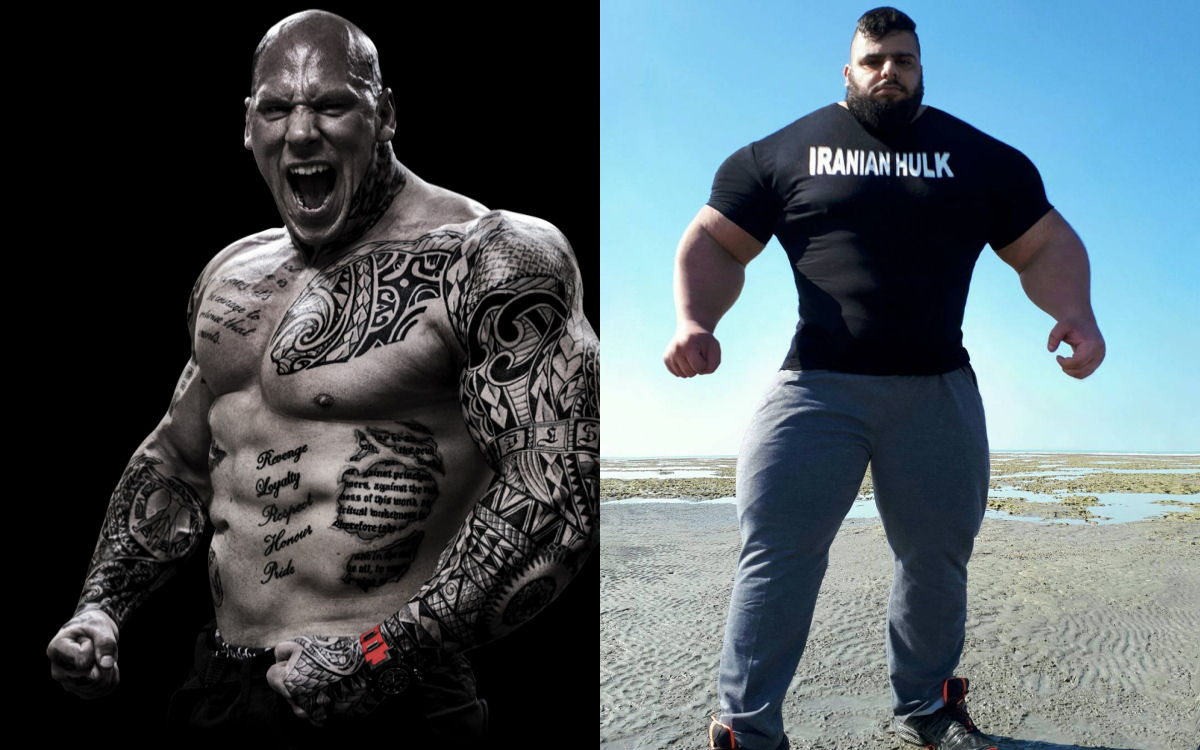 Duelo de tits: Se enfrentaro o Hulk iraniano e o Deus da guerra britnico em um combate MMA?