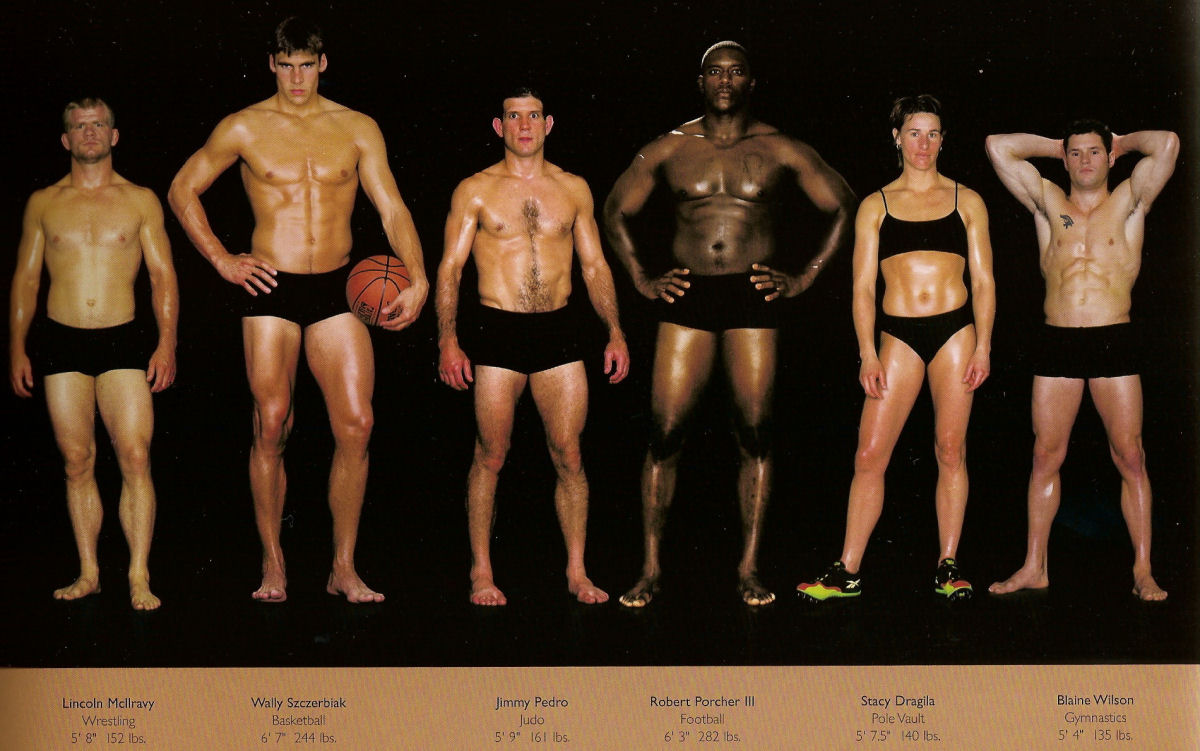Comparando os diferentes tipos de corpo de atletas olmpicos 10