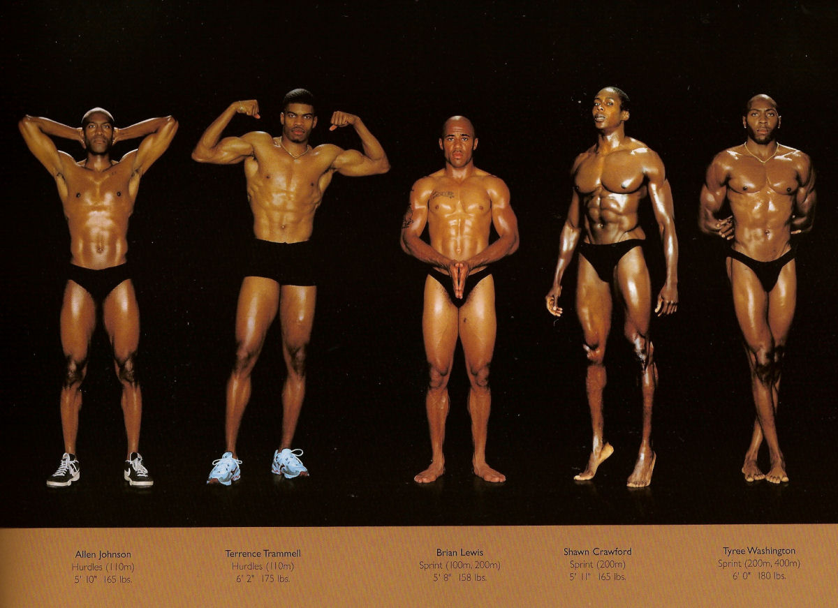 Comparando os diferentes tipos de corpo de atletas olmpicos 13