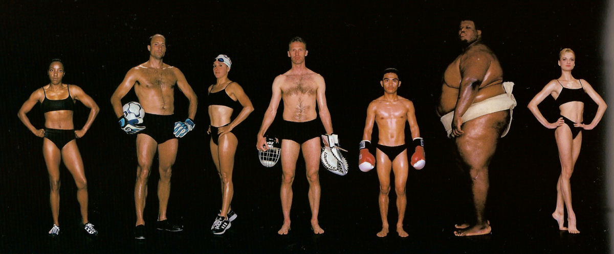 Comparando os diferentes tipos de corpo de atletas olmpicos 15