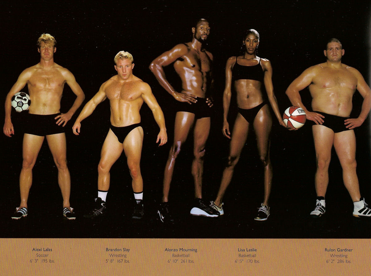 Comparando os diferentes tipos de corpo de atletas olmpicos 16
