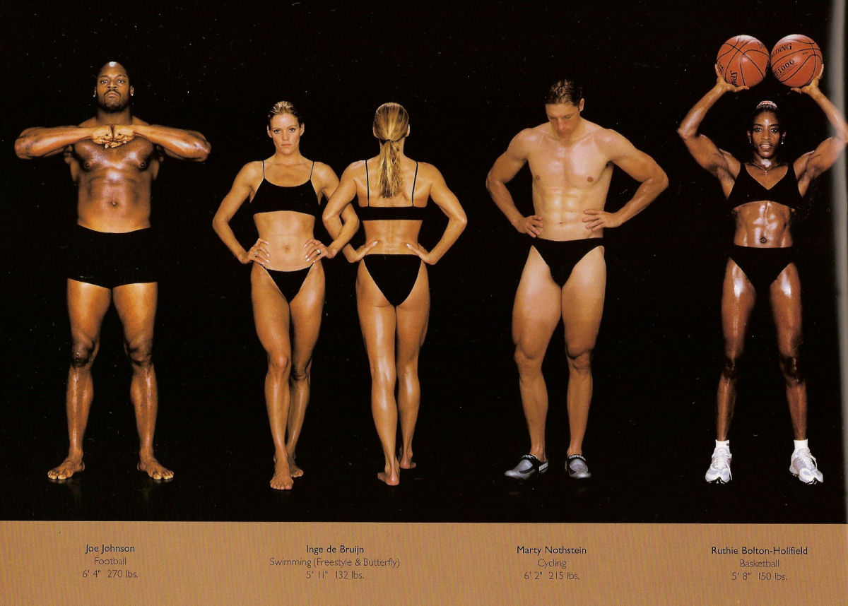 Comparando os diferentes tipos de corpo de atletas olmpicos 17