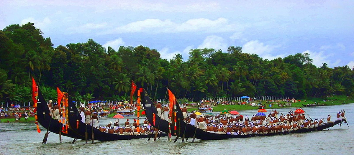 As espetaculares corridas de barcos-cobra de Kerala, Índia