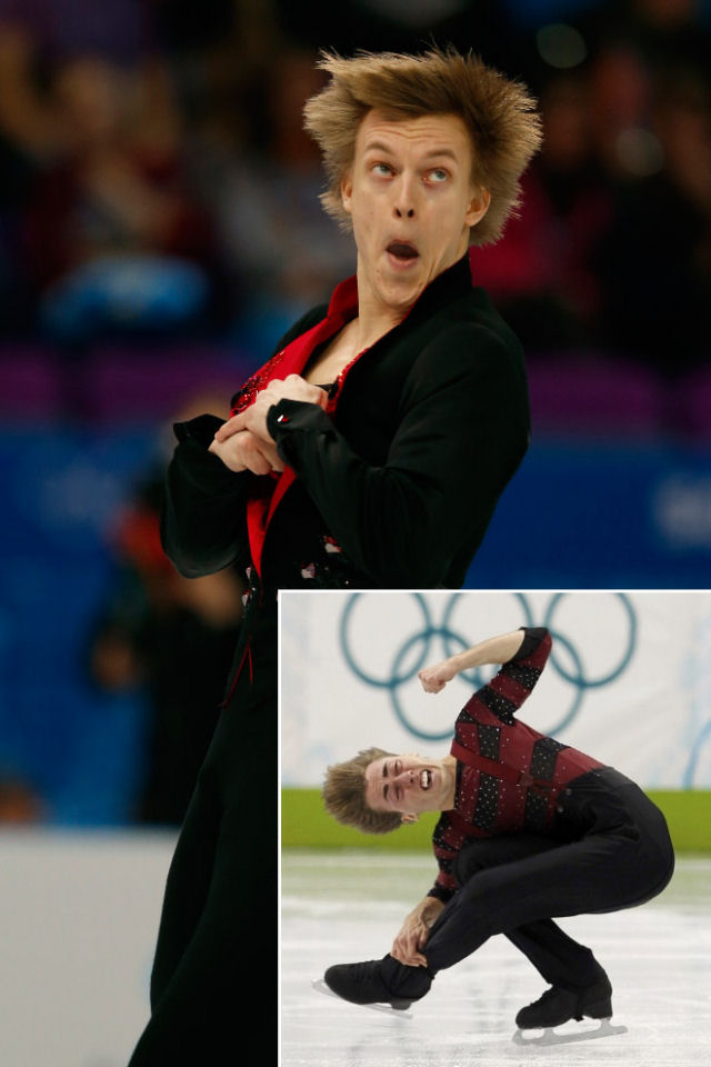 As expressões faciais mais engraçadas da patinação artística de Sochi 2014 16