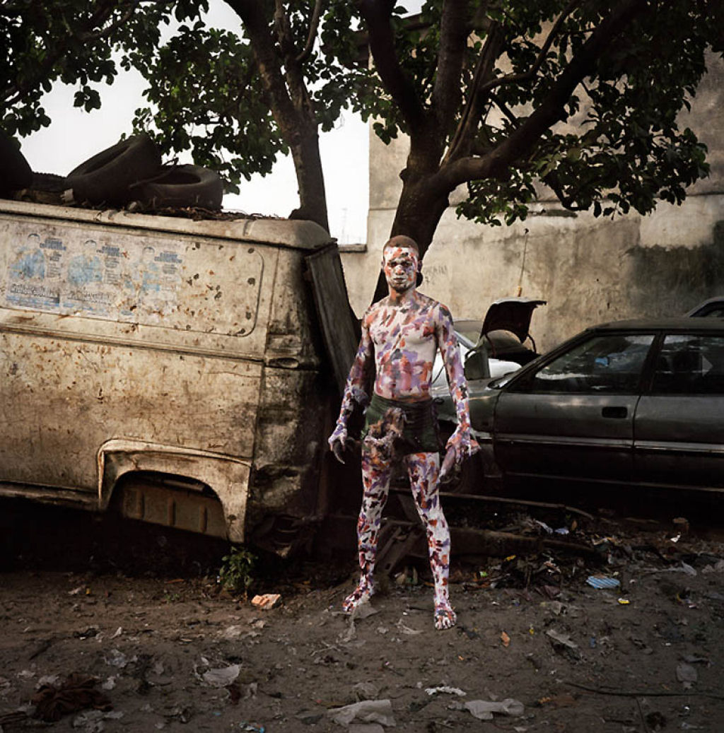 Retratos de lutadores de wrestling do Congo 03