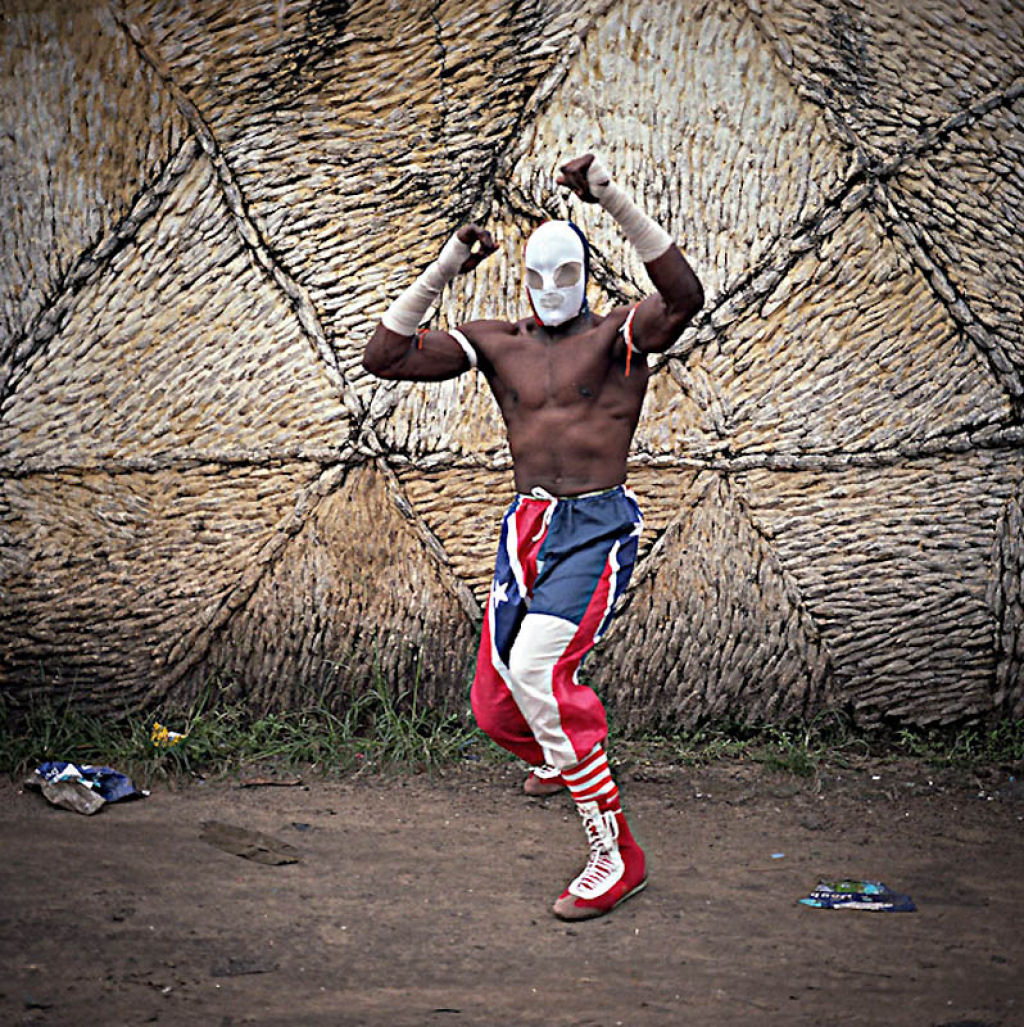 Retratos de lutadores de wrestling do Congo 05