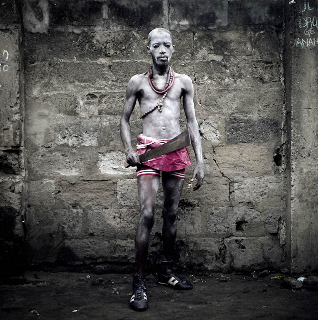 Retratos de lutadores de wrestling do Congo 06