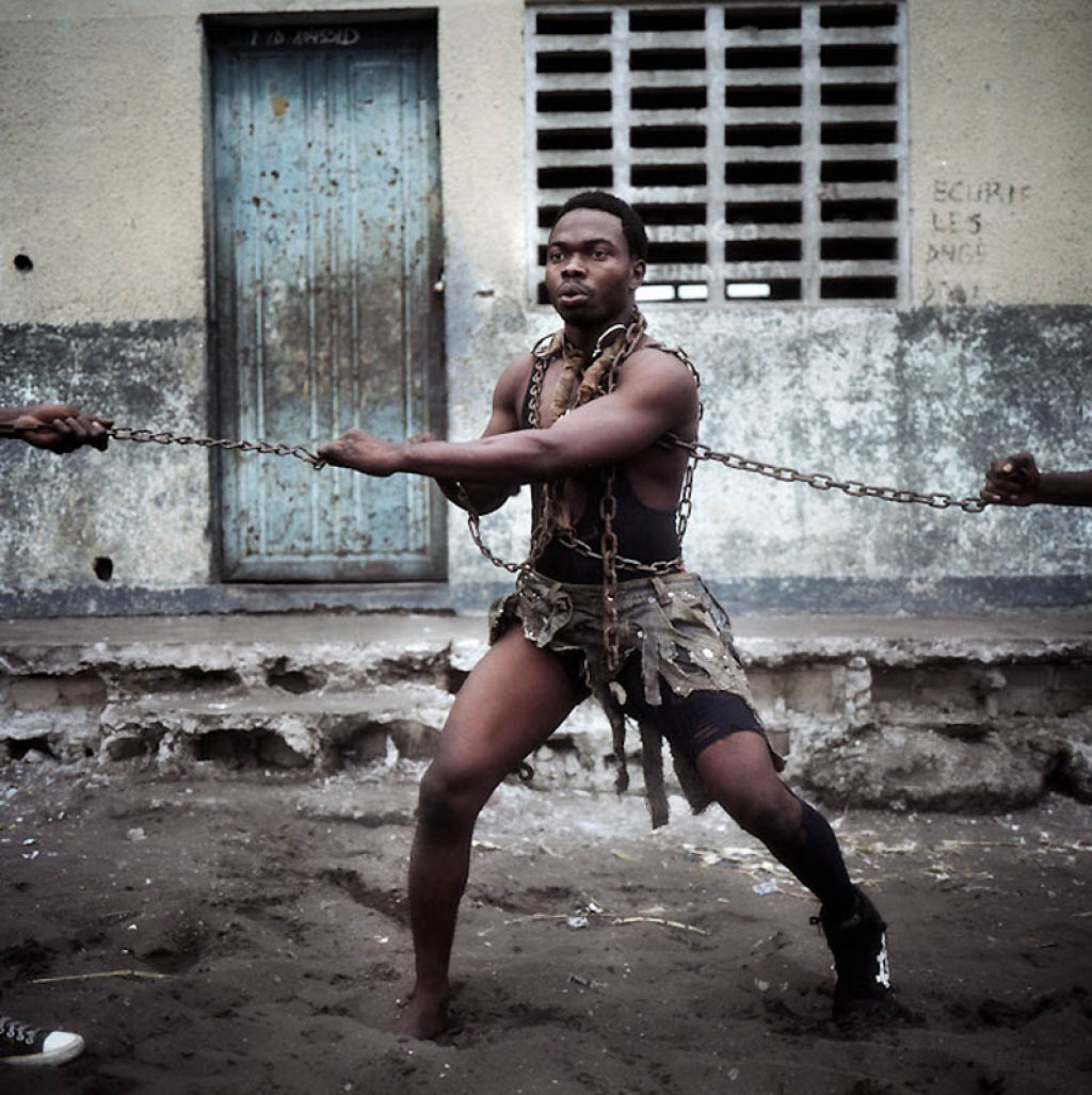 Retratos de lutadores de wrestling do Congo 09