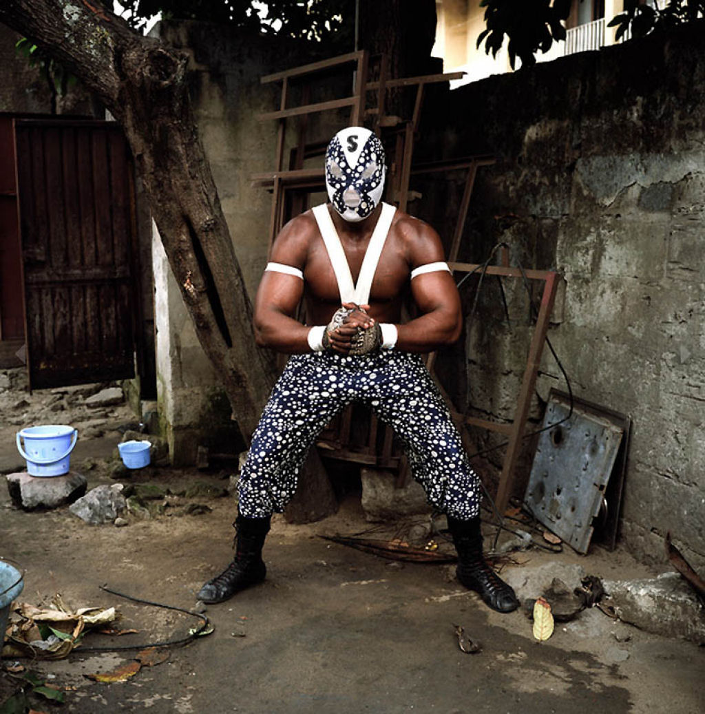 Retratos de lutadores de wrestling do Congo 12