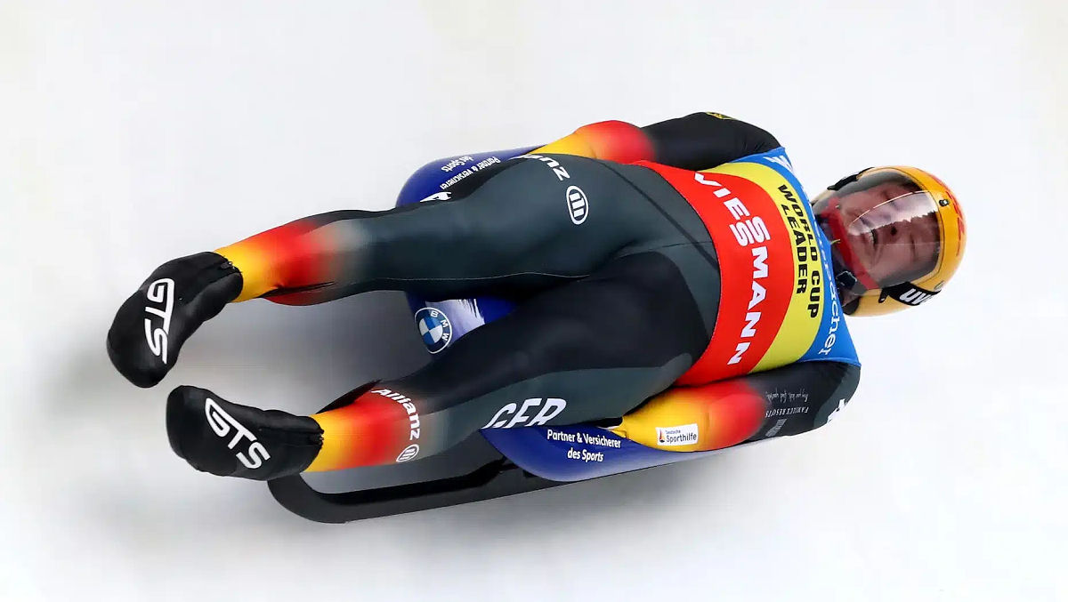 Vídeo em primeira pessoa de uma corrida de luge mostra os desafios do esporte