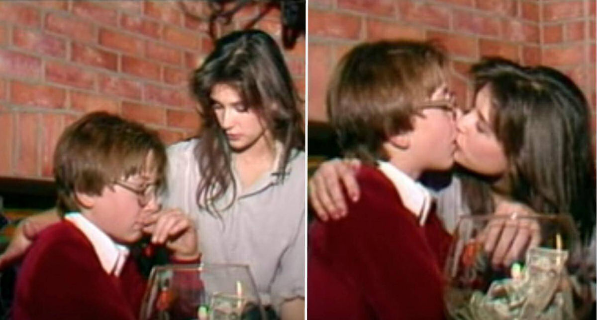 De novo o antigo vdeo de Demi Moore beijando um adolescente se torna viral