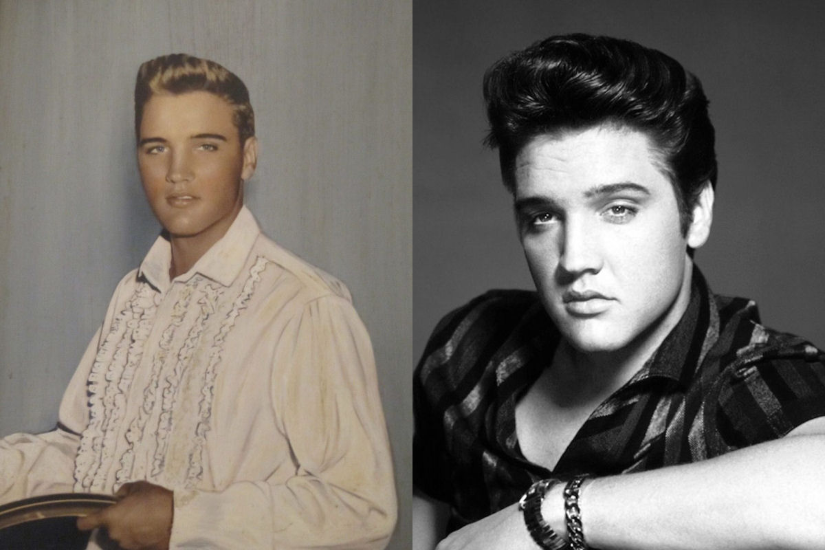 Fotos antigas de Elvis Presley mostram que ele era realmente loiro 01