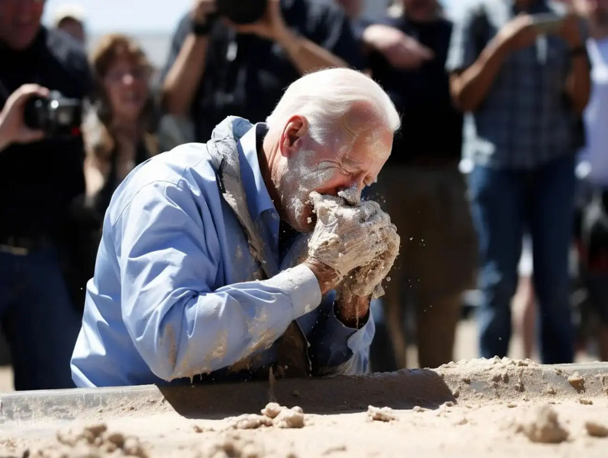 Uma IA gera fotos de um concurso de famosos comendo cimento e o Papa ganha 10