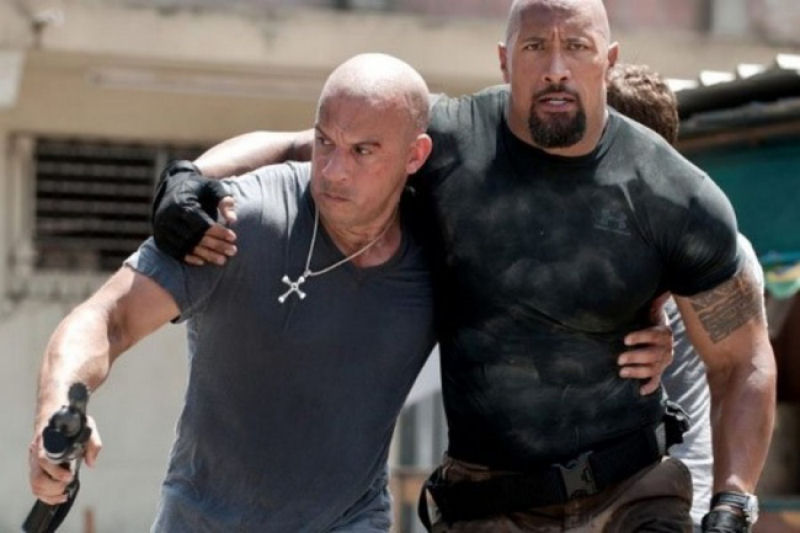 How much bigger is The Rock than Vin Diesel? - Quora