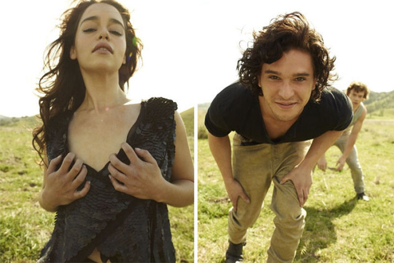 Essa sesso fotogrfica de Emilia Clarke e Kit Harington antecipa ou no o prximo episdio de Game of Thrones? 05