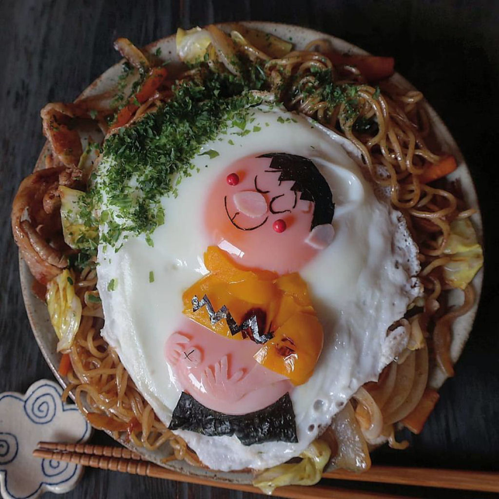 Me japonesa faz pratos e bentōs incrivelmente fofos para seus filhos usando ovos 24